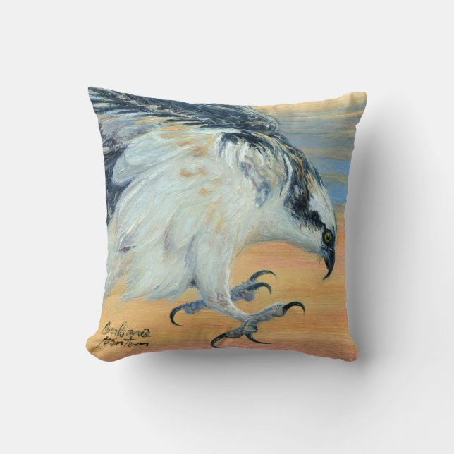 Coussin "Osprey Landing" (Recto)