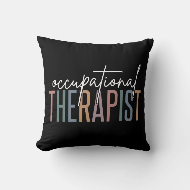 Coussin OT ergothérapeute | Thérapie professionnelle (Recto)
