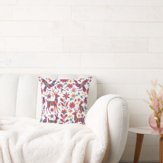 Coussin Otomi Mexican Decorative Throw Pillow 