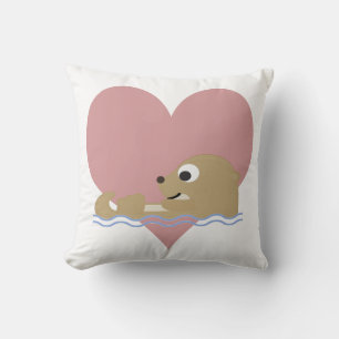 Coussin Otter Love