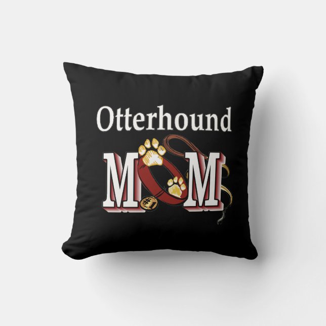 Coussin Otterhound Maman (Recto)
