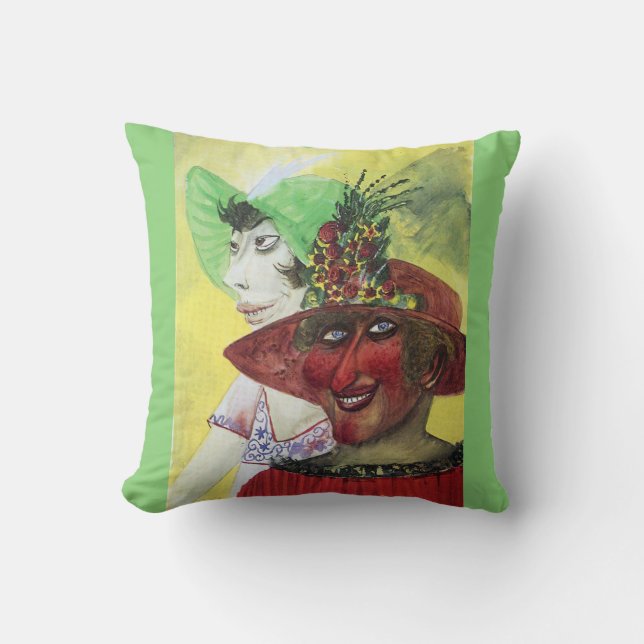 Coussin Otto Dix, Prostituées (Recto)