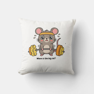 Coussin Où est le grand chat