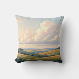 Coussin Où la terre respire – Grand jeté de paysage