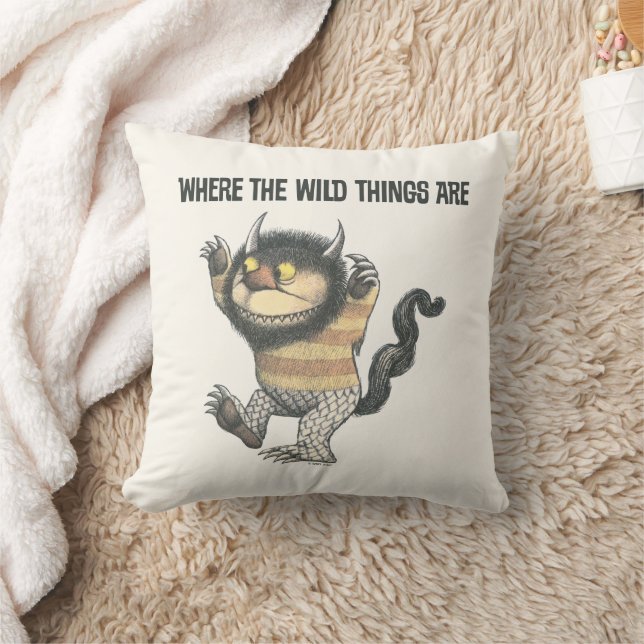 Coussin Où sont les choses sauvages | Wild Thing (Couverture)
