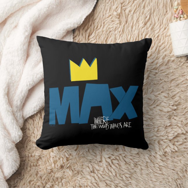 Coussin Où sont les monstres | Max et couronne (Couverture)