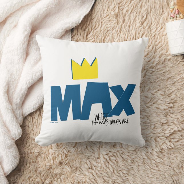 Coussin Où sont les monstres ? | Max et la Couronne (Couverture)