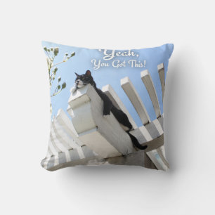 Coussin Ouais, Vous Avez Ce Chat Encourageant Slogan
