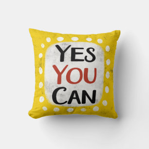Coussin Oui Vous Pouvez Jeter L'Oreiller