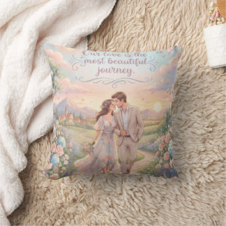 Coussin Our Future Beautiful Journey Throw Pillow | Romant