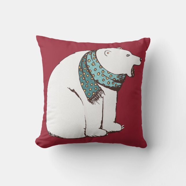 Coussin Ours blanc (Recto)