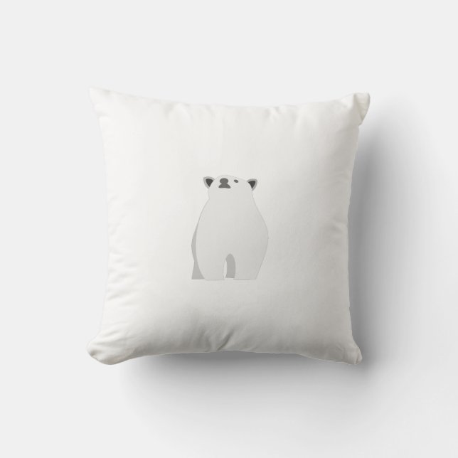 Coussin Ours blanc (Recto)