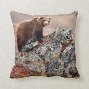 Coussin Ours Brown de Denali