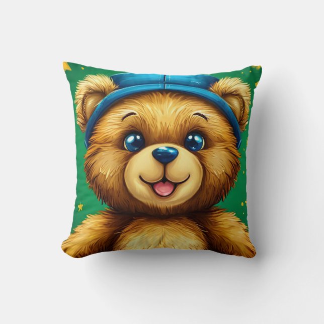 Coussin Ours de dessin animé (Recto)