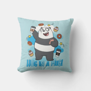 Coussin Ours de Panda - Enferré dans une Mug !