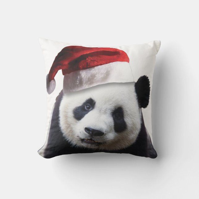 Coussin Ours de panda Noël (Recto)