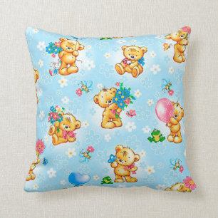 Coussin Ours en peluche