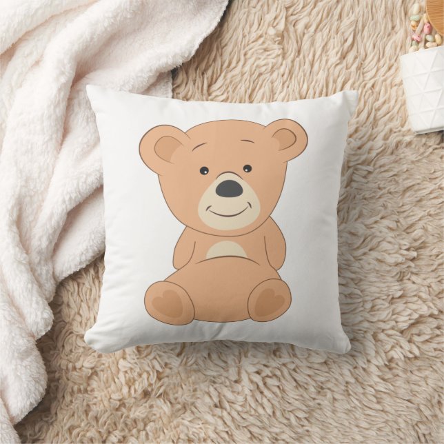 Coussin Ours en peluche mignon  (Couverture)