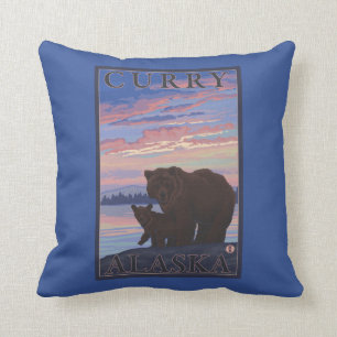 Coussin Ours et CUB - cari, Alaska
