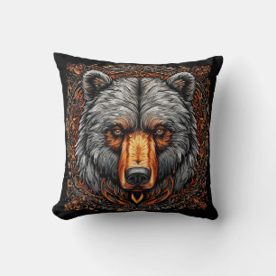 Coussin Ours grizzly