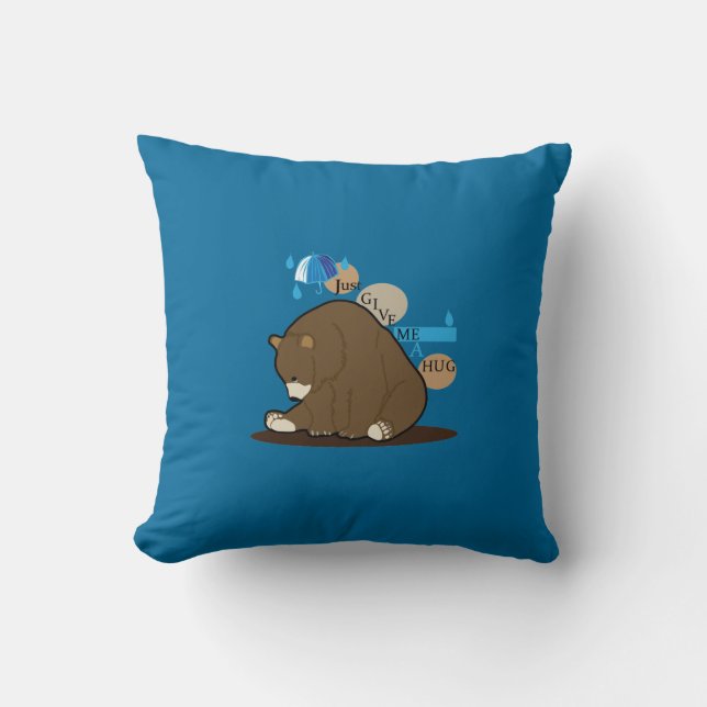 Coussin Ours (juste un câlin) (Recto)