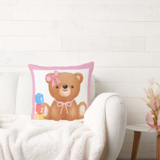 Coussin Ours mignon.