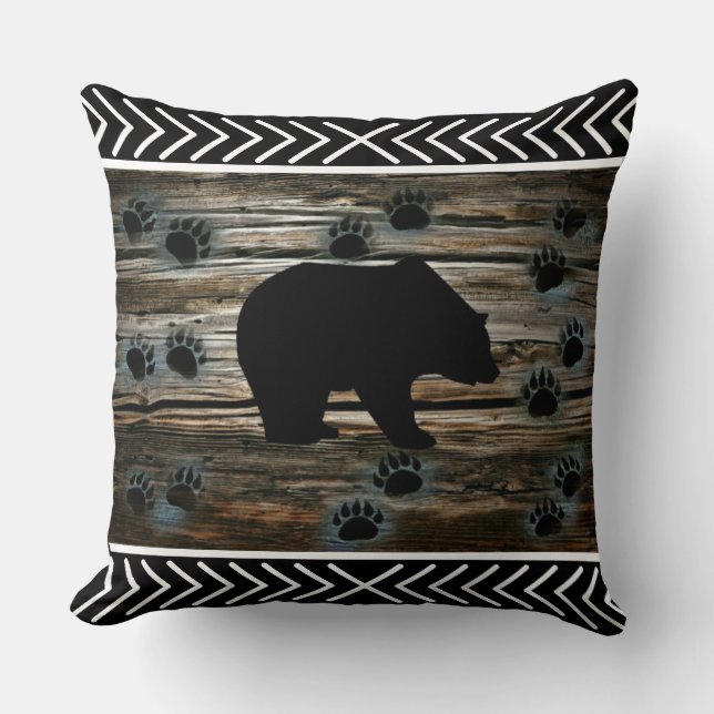 Coussin Ours noir (Recto)