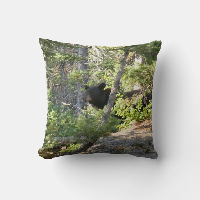 Coussin Ours noir à Grand Teton (Recto)