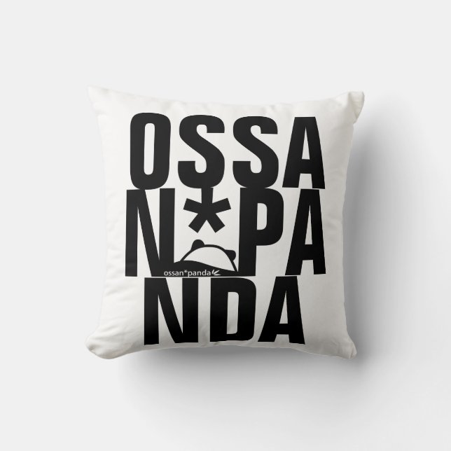 Coussin ours ossan (Recto)