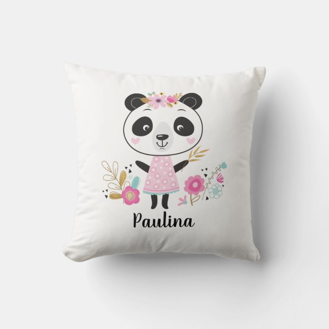 Coussin Ours Panda (Recto)