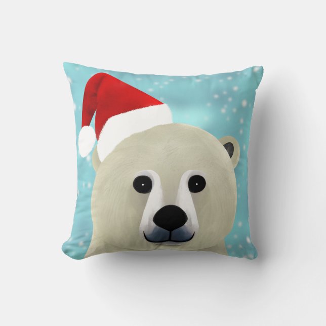 Coussin Ours polaire (Recto)