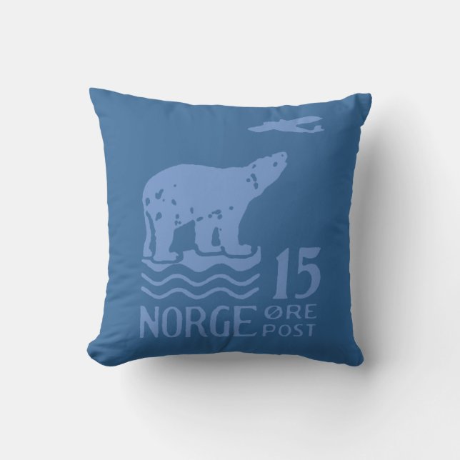 Coussin Ours polaire norvégien 1925 (Recto)