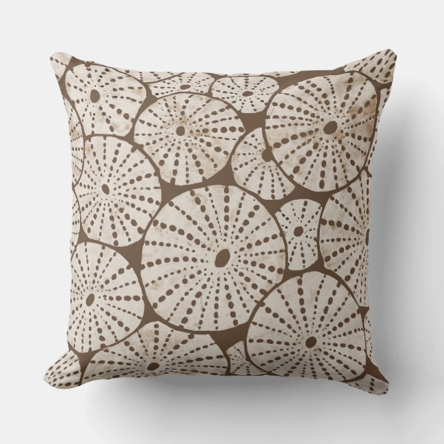 Coussin oursin uni hawaïen (Recto)