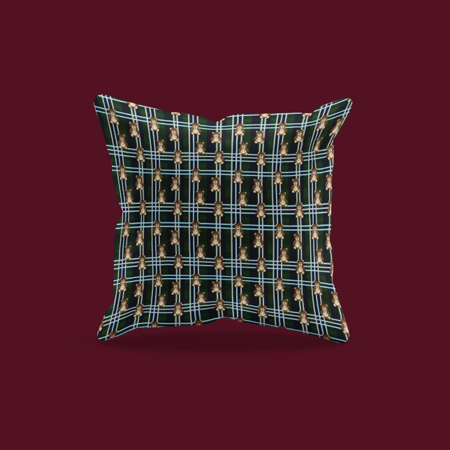 Coussin Ourson à carreaux prépa (Créateur téléchargé)