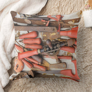 Coussin Outils Outil Russe antique Red Man