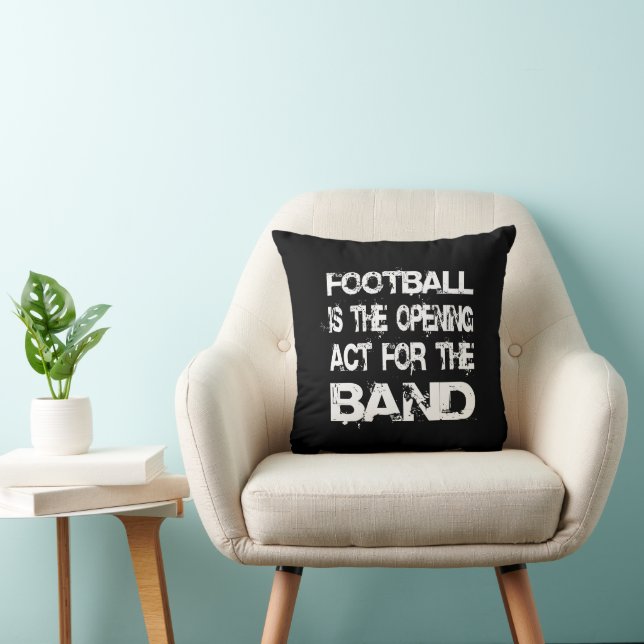 Coussin Ouverture de football drôle pour la citation de la (Chaise)