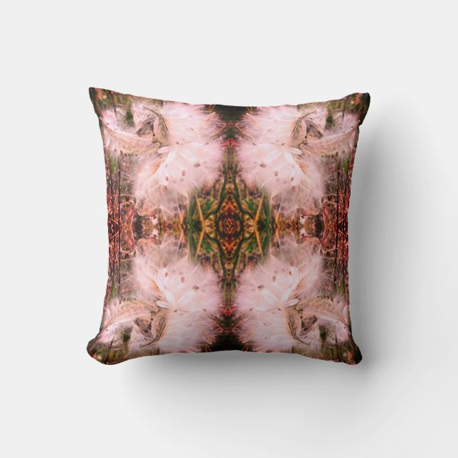 Coussin Ouvrir les pots d'algues | Graines avec soie | 2 v (Recto)