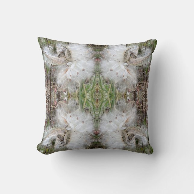 Coussin Ouvrir les pots d'algues | Graines avec soie | 2 v (Recto)