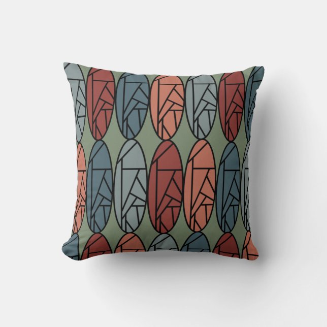 Coussin Ovales Abstraits (Recto)