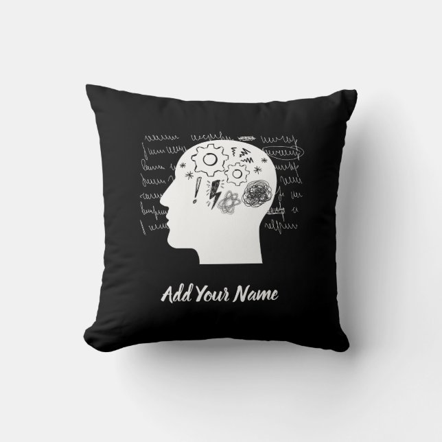 Coussin Overthinker Throw Pillow (Recto)