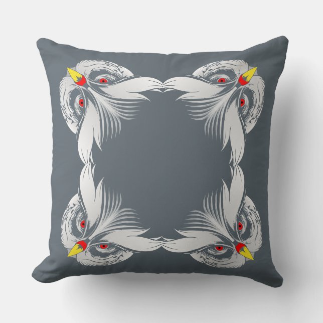 Coussin Owl head (Recto)