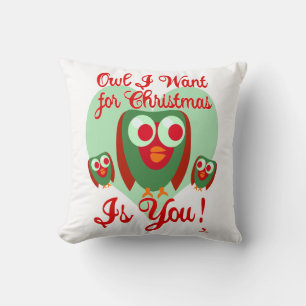 Coussin Owl Je Veux Pour Les Jours Fun Fun Fun