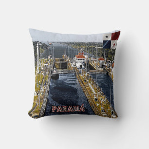 Coussin PA0003 Amérique - Panama - Verrouillages des canau