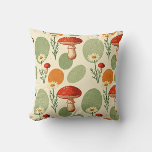 Coussin Pa Maison de Campagne Fleurie Vintage à l'Aquarell