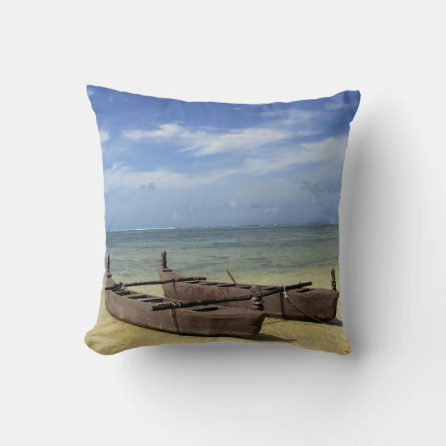 Coussin Pacifique Sud, Polynésie française, Moorea. (Recto)