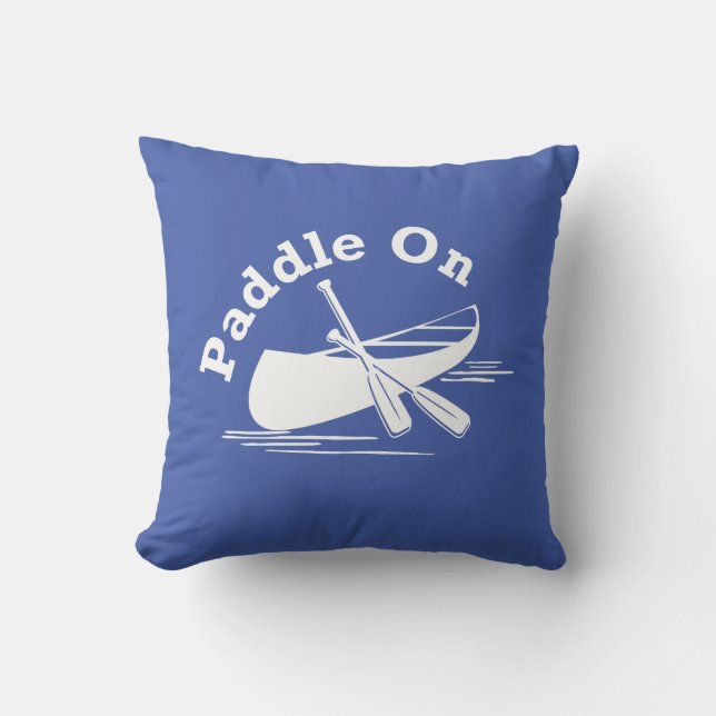 Coussin Pagaie Sur Conception - Lancer l'oreiller 16" x 16 (Recto)