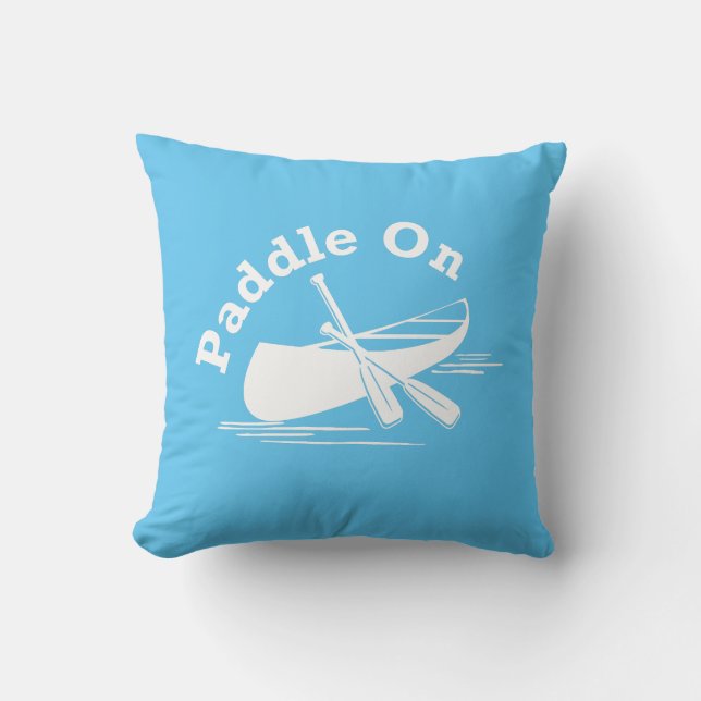 Coussin Pagaie Sur Conception - Lancer l'oreiller 16" x 16 (Recto)