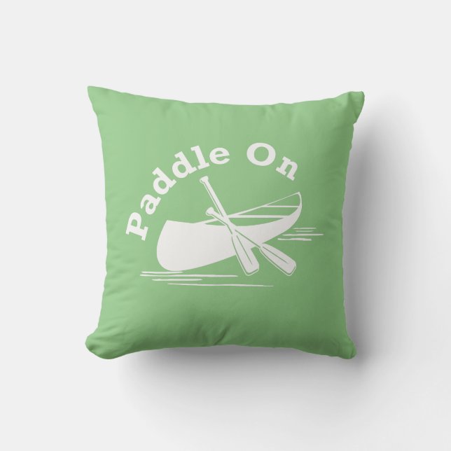 Coussin Pagaie Sur Conception - Lancer l'oreiller 16" x 16 (Recto)
