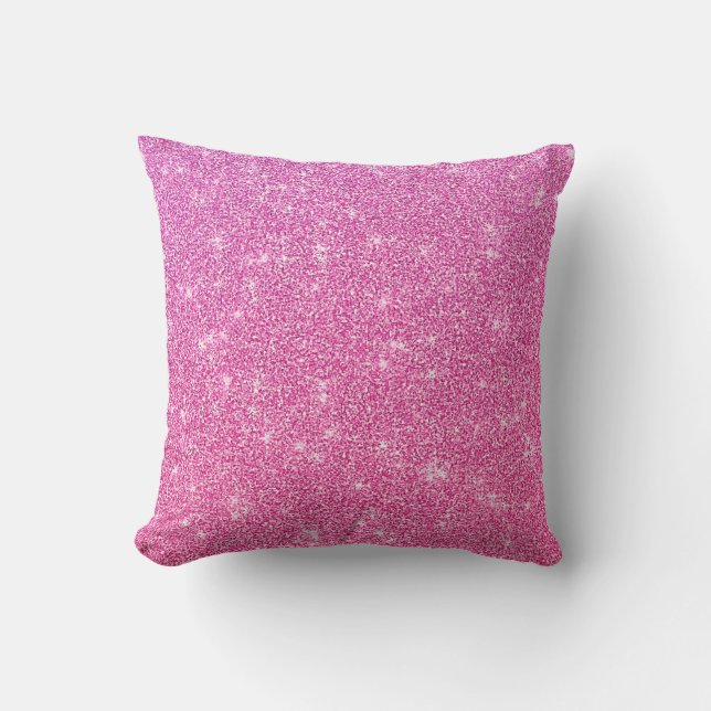 Coussin Paillette rose (Recto)