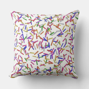 Coussin Paillettes Multicolores